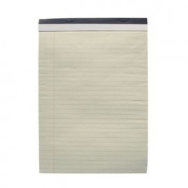 BLOCK CARTA RAYA.PAPEL DE 56GRM2.COLOR BLANCO.50 HOJAS.6piezas