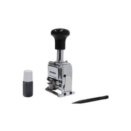 Foliadora Cuerpo Metálico y Mango Plástico 7 Digitos.