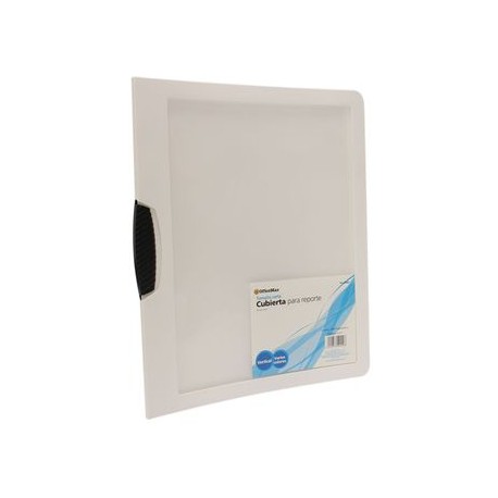 Cubierta P/Reporte Con Clip Negro/Blanco Omx
