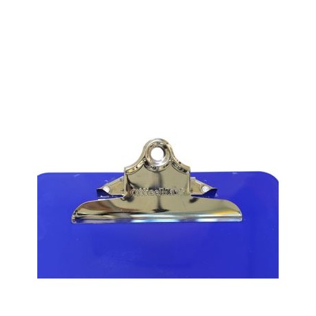 TABLA DE Plástico RECICLADO CON CLIP TAMAO CARTA AZUL OMX