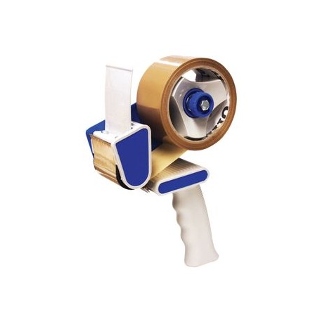 DESPACHADOR DE CINTA DE EMPAQUE 2PLG DE ANCHO. GRIS/AZUL OMX