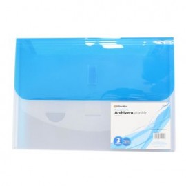 Archivero OfficeMax Tipo Sobre con 3 Divisiones Polipropileno 1 Pieza