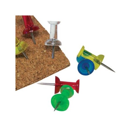 Pines De Colores Punta Metalica Y Cabeza De Plástico 40 0 Piezas