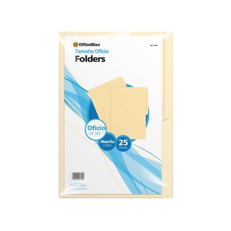 FOLDER OFICIO MANILA OMX 25PZ 178GRS