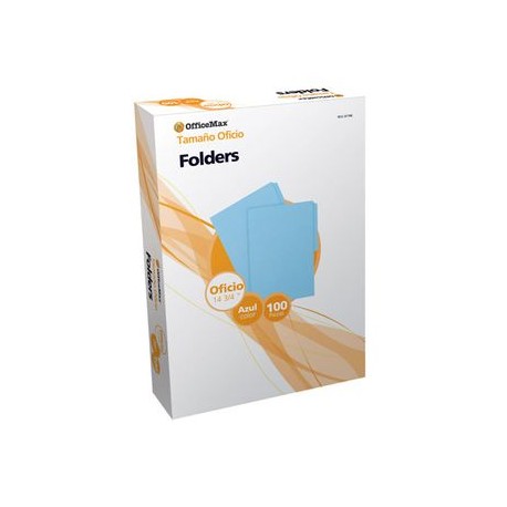 FOLDER OFICIO AZUL OMX 10 0 PZ 178GRS