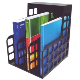 ARCHIVERO TRES DIVISIONES NEGRO 30 .5 X 22.9 X 27CM