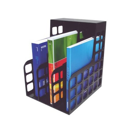 ARCHIVERO TRES DIVISIONES NEGRO 30 .5 X 22.9 X 27CM