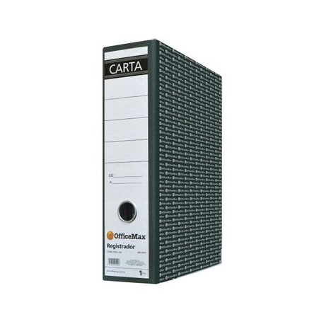 Registrador Officemax Tamaño Carta Verde Pza