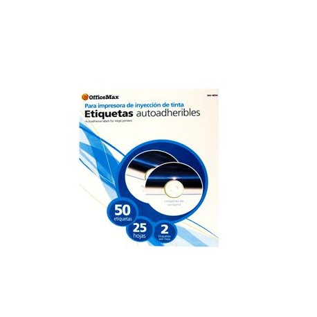 Etiqueta Ink/Laser Para Cd 25Hjs 50 Piezas