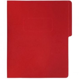 Carpeta Tipo Pressboard Broche 8cm Carta rojo c/5