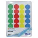 Etiquetas redondas mixtas 1.9 cm 50 4 piezas OMX