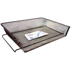 Charola Apliable Carta Negro Malla 37X27X8Cm Omx
