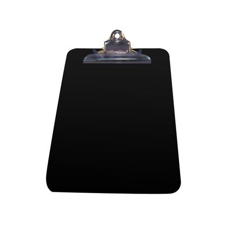 TABLA DE Plástico RECICLADO CON CLIP TAMAO CARTA NEGRA OMX