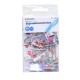 SUJETADOCUMENTOS DE 25MM DISEO FASHION FLORALES CON 10piezas