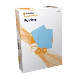 FOLDER OFICIO AZUL OMX 10 0 PZ 178GRS
