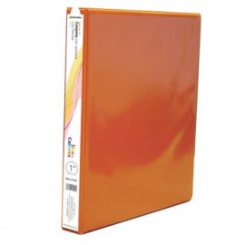 CARPETA PANORAMICA NARANJA 1" HERRAJE EN O OFFICEMAX®