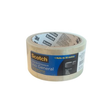 Cinta de empaque transparente Scotch 48mmx50 m