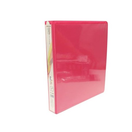 CARPETA PANORAMICA ROSA 1" HERRAJE EN O OFFICEMAX®