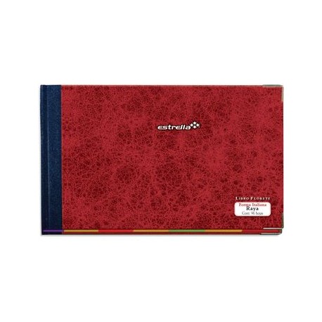 Libro Estrella Florete Rayado Italiano 48 hojas Estrella