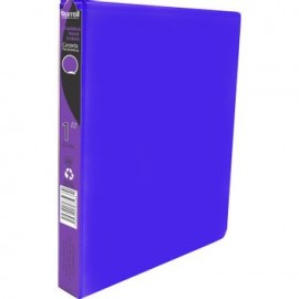 Carpeta Neon Morado 1" Samsil Con Ventana