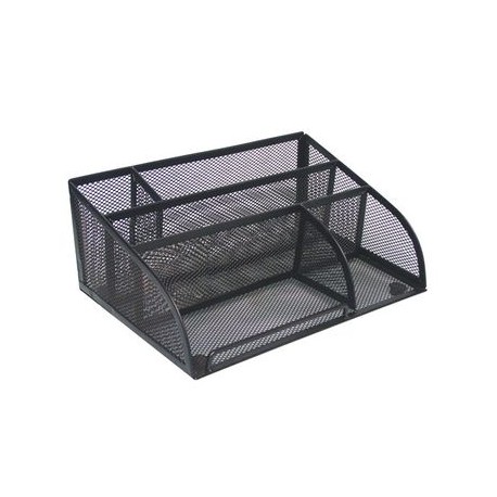 Organizador Multiseccion Escr Negro Malla 25.5X18X10.5Cm