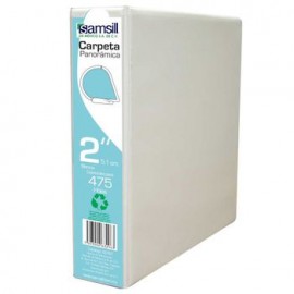 CARPETA VENTANA HERRAJE EN D BLANCA 2" SAMSILL