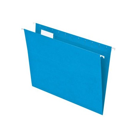 FOLDER COLGANTE PENDAFLEX TAMAO CARTA AZUL 25 PIEZAS