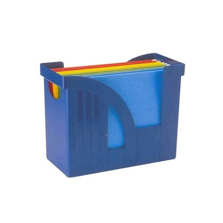 ARCHIVERO ESCRITORIO AZUL con 5 FOLDERS COLGANTES