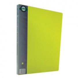 Folder amarll broche metalico