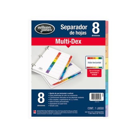Separador WJ Multidex 8 Div