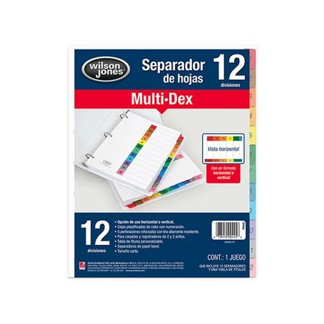 Separador WJ Multidex 12 Div