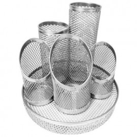 Porta Lapices escritorio gris