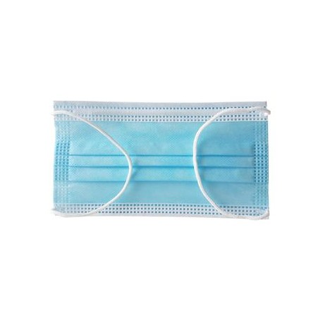 Cubrebocas tricapa plisado 50p