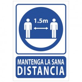 SENAL FG MANTENGA LA DISTANCIA