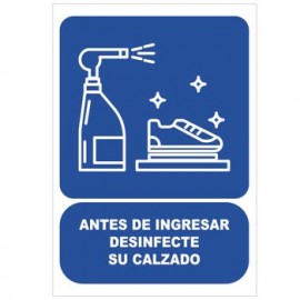 SENAL 23X33C FG DESINFECTE SU CALZADO