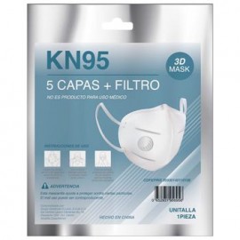 Cubrebocas KN95 5 capas