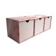 Organizador 3 cajones color Rosa