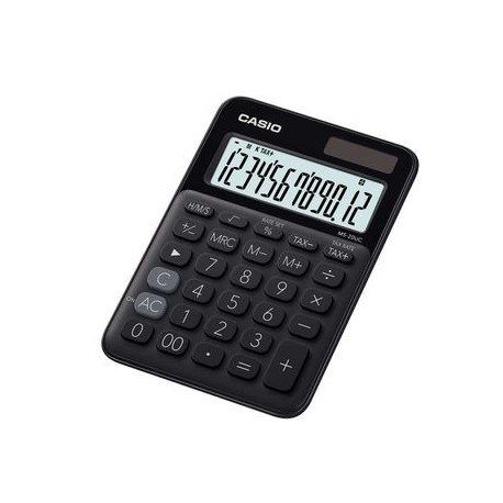 Calculadora Casio De Escritorio Ms-20Uc-Bk negroa 12 Digitos