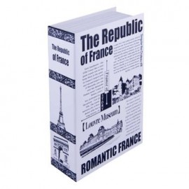 Caja De Seguridad Libro France De 7"