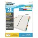 Separador 28 Divisiones A-Z Colores Officemax Con Refuerzo