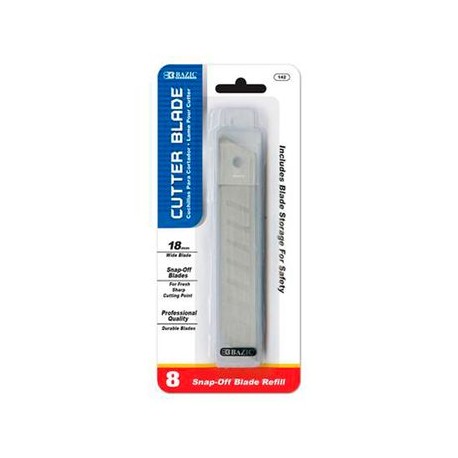 Navaja Repuesto 18mm 8piezas