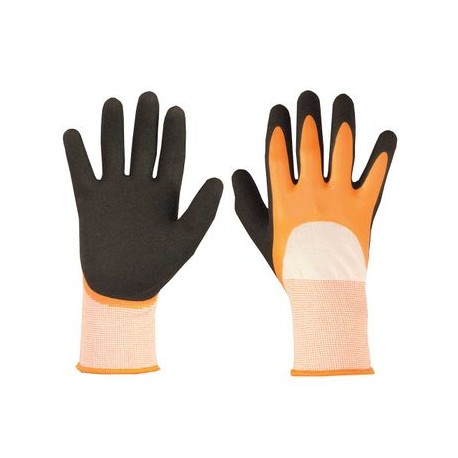 Guante Silverline Poliester Recubrimiento en Latex Blanco