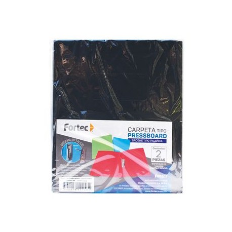 FORTEC T Pressboard Palc Cta Negro c/22
