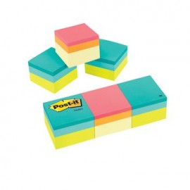 Notas adhesivas Super Sticky 2x2" 3 paquetes 400 hojas con u