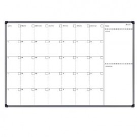 Planeador Mensual Metálico Indicato 60x90 cm