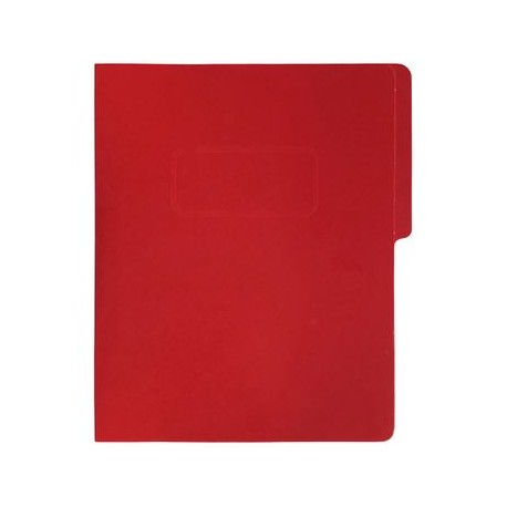 Carpeta Tipo  Pressboard Broche 8cm OFICIO ROJO COL C/5