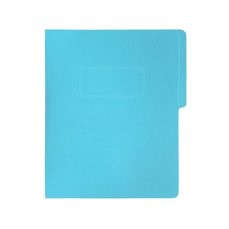 Carpeta Tipo  Pressboard Broche 8cm OFICIO AZUL COL C/5