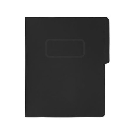 Carpeta Tipo  Pressboard Broche 8cm Carta negro c/5