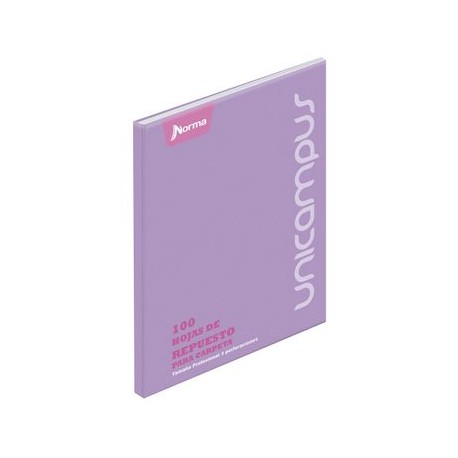 Hojas para carpeta profesional Unicampus 10 0 hojas raya