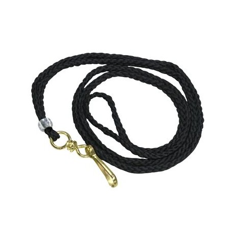 Cordon para gafete negro 10 piezas